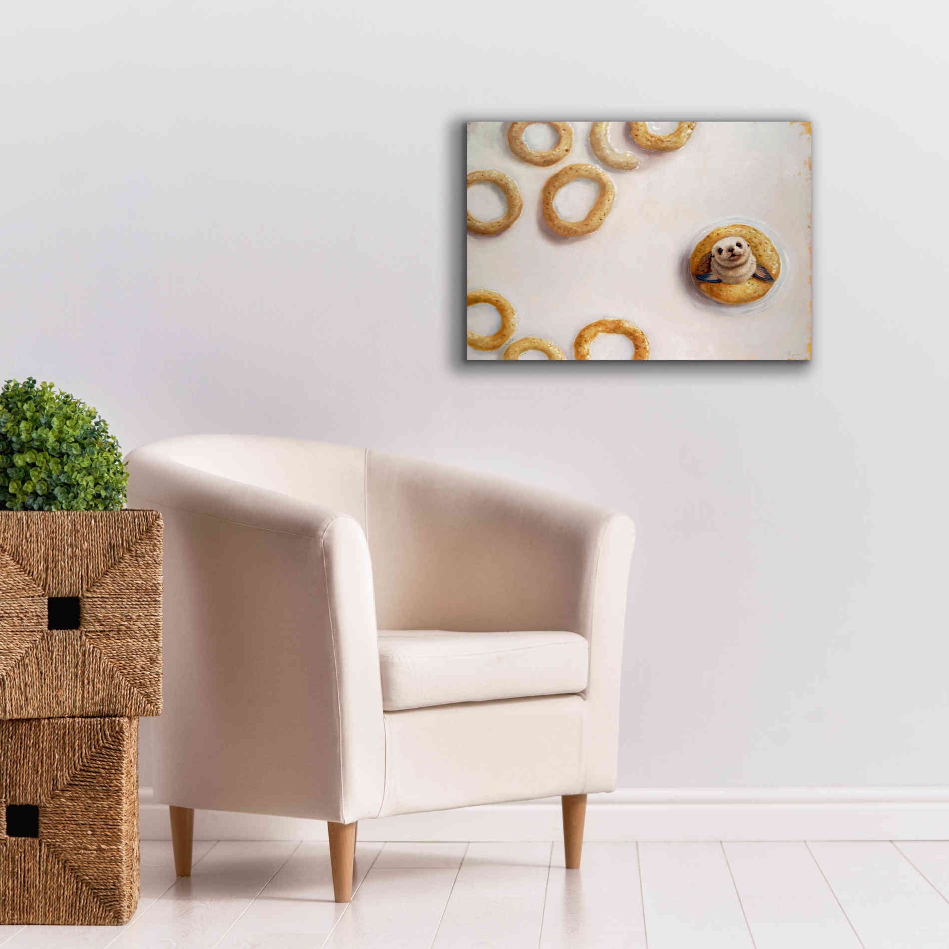 'Sealrio' by Lucia Heffernan, Canvas Wall Art,26x18