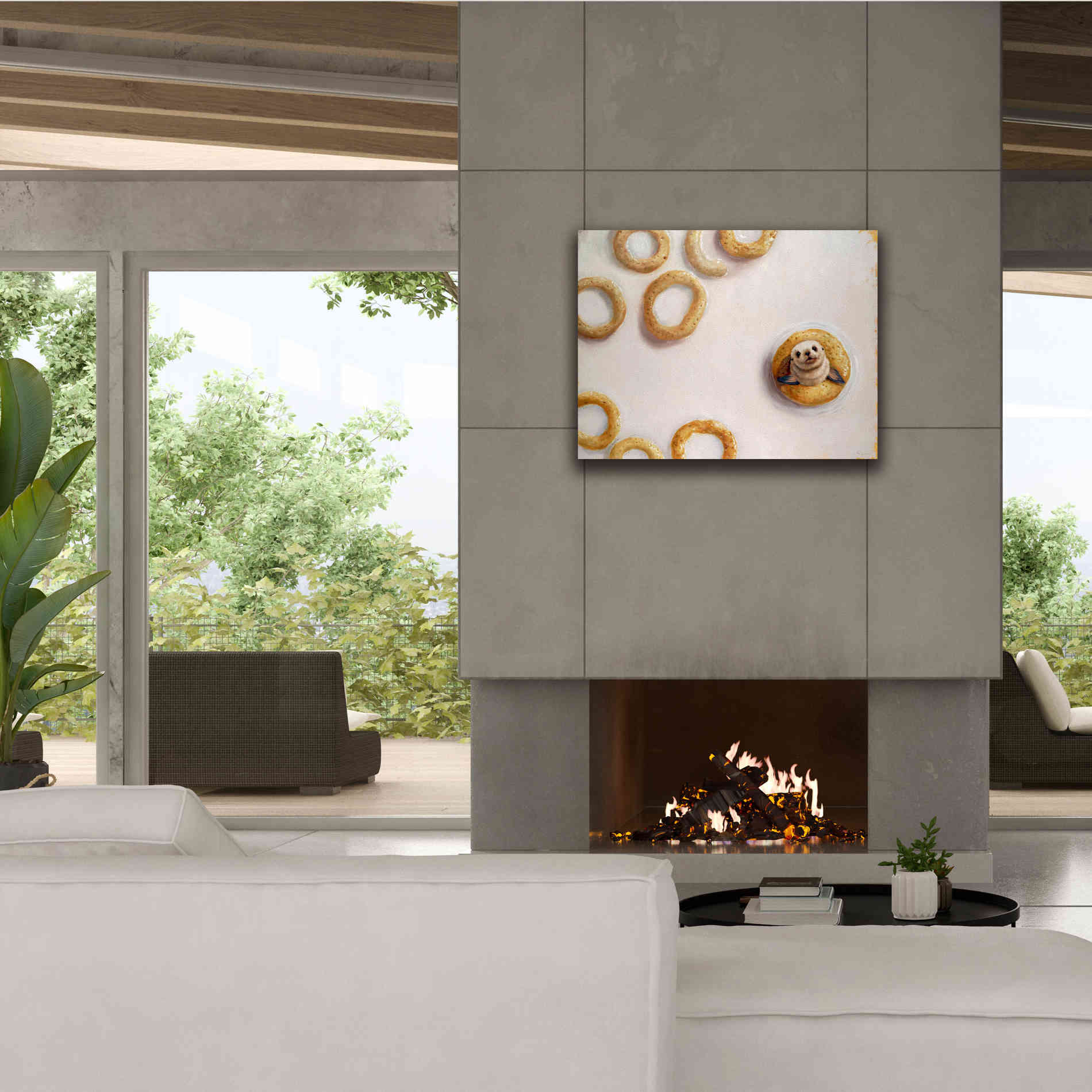 'Sealrio' by Lucia Heffernan, Canvas Wall Art,34x26