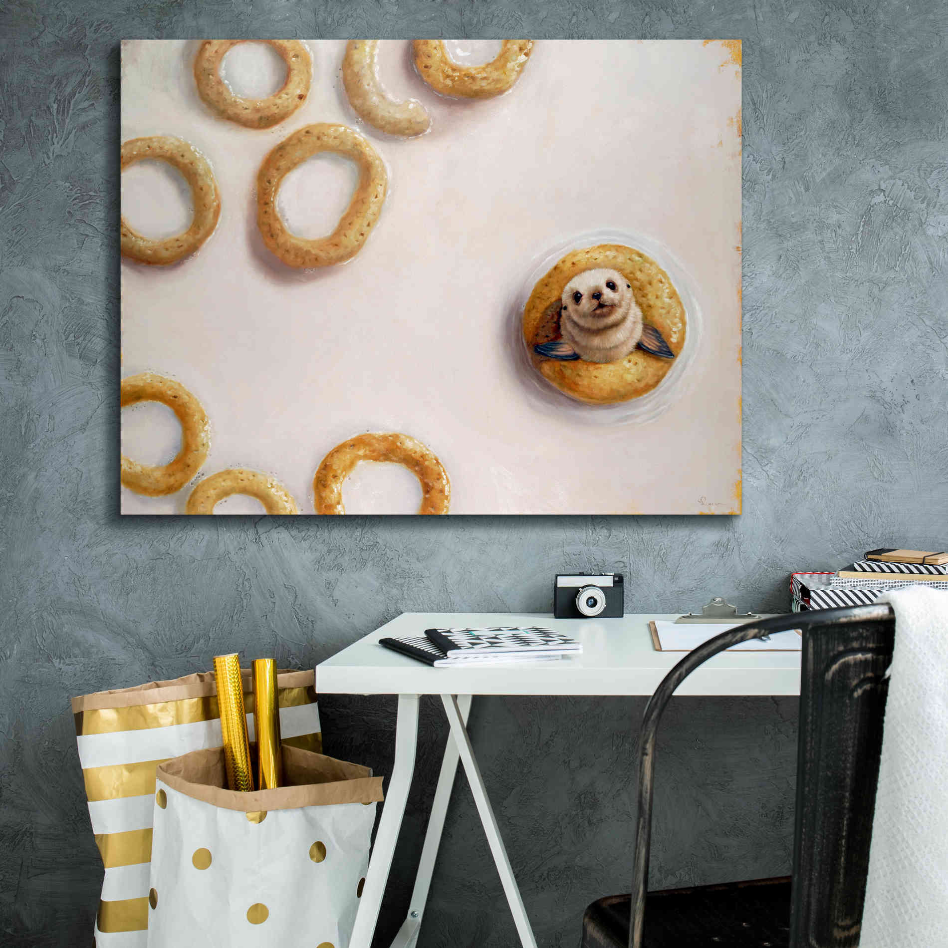 'Sealrio' by Lucia Heffernan, Canvas Wall Art,34x26