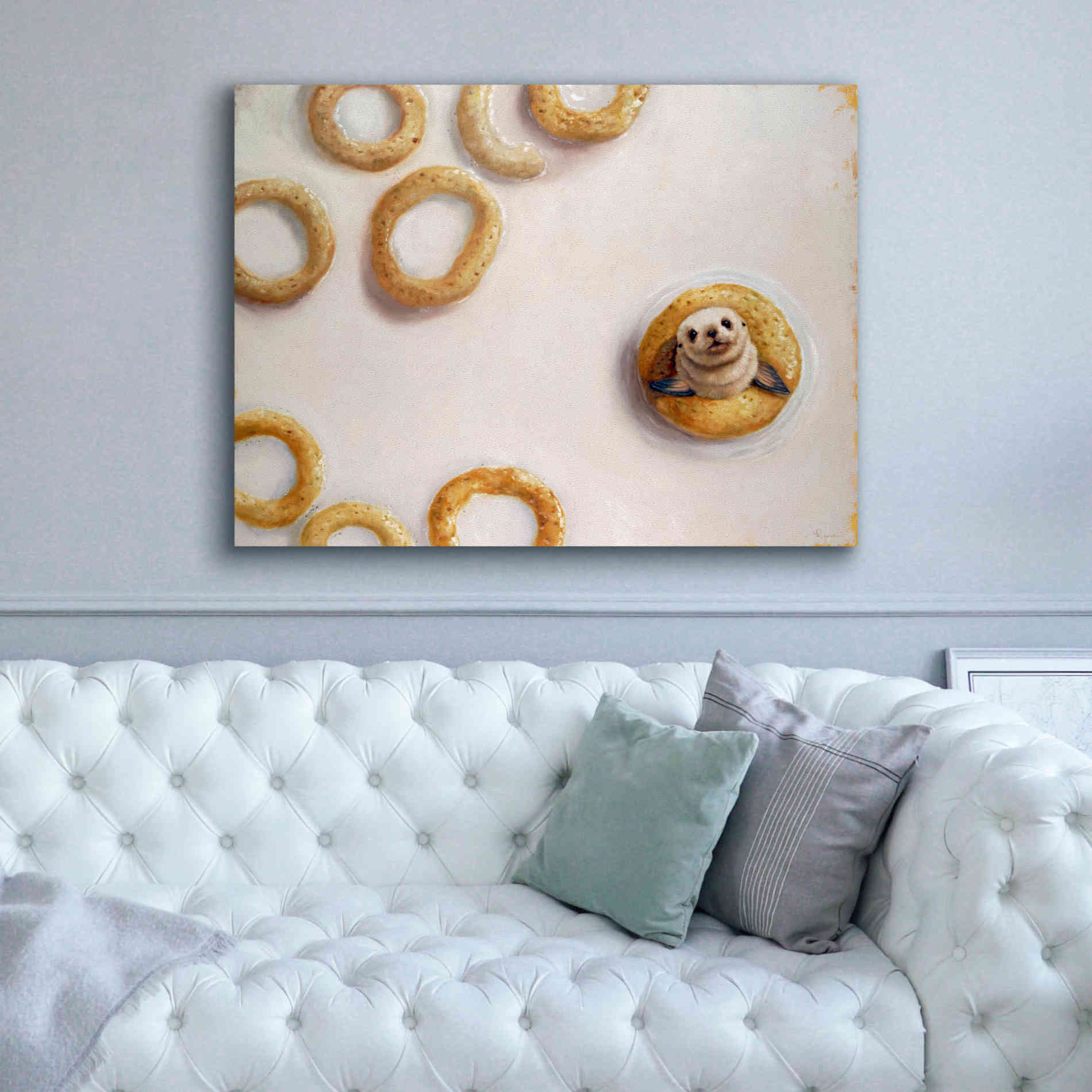 'Sealrio' by Lucia Heffernan, Canvas Wall Art,54x40