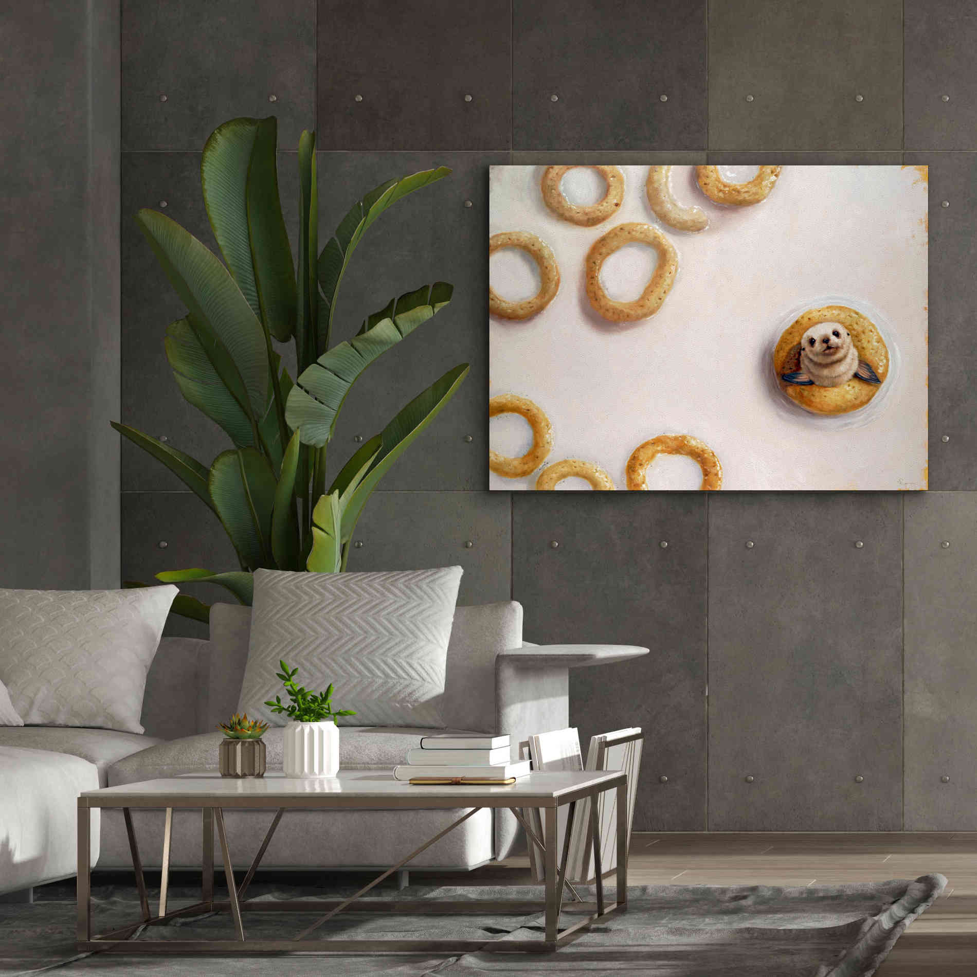 'Sealrio' by Lucia Heffernan, Canvas Wall Art,54x40