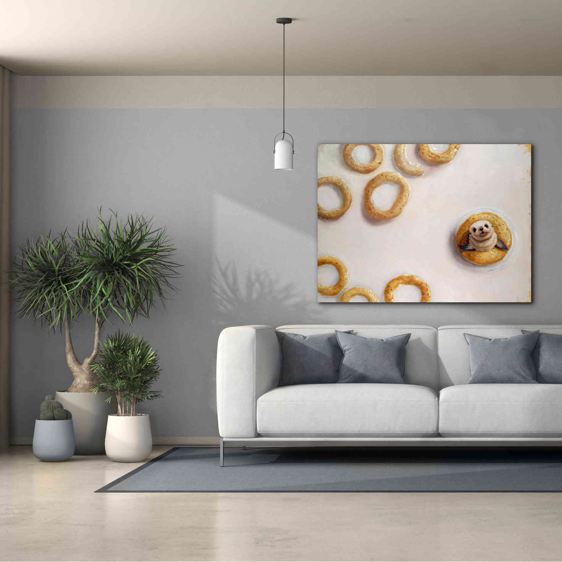 'Sealrio' by Lucia Heffernan, Canvas Wall Art,54x40