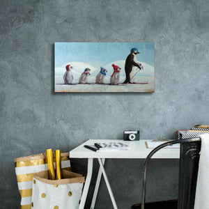 'Ski School' by Lucia Heffernan, Canvas Wall Art,24x12