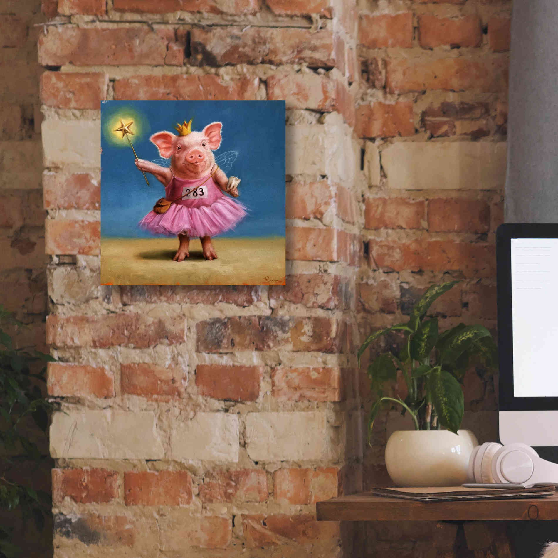 'Tooth Fairy' by Lucia Heffernan, Canvas Wall Art,12x12