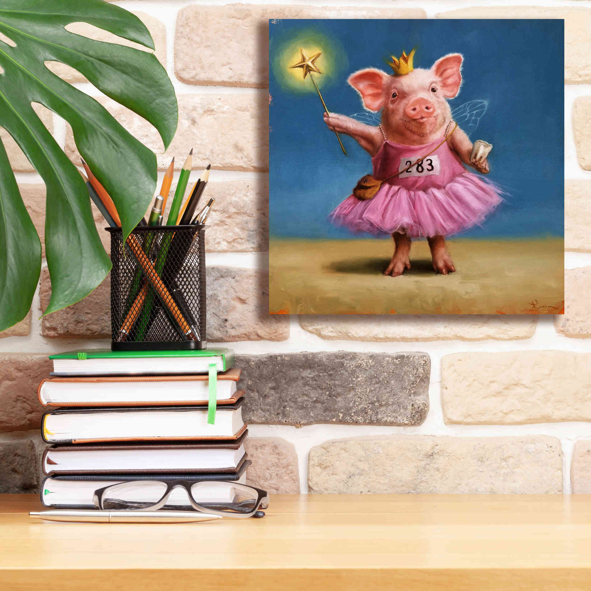 'Tooth Fairy' by Lucia Heffernan, Canvas Wall Art,12x12