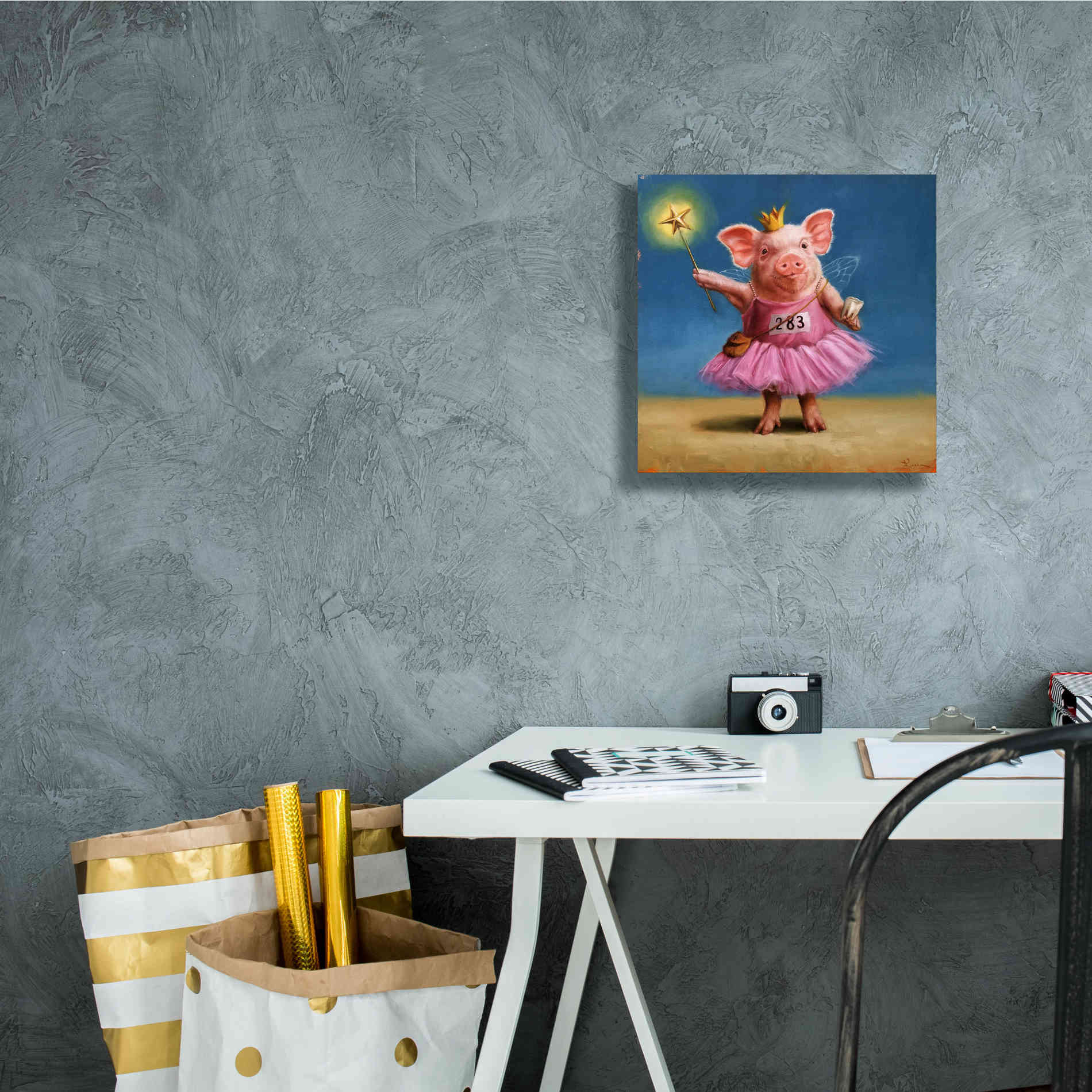 'Tooth Fairy' by Lucia Heffernan, Canvas Wall Art,12x12