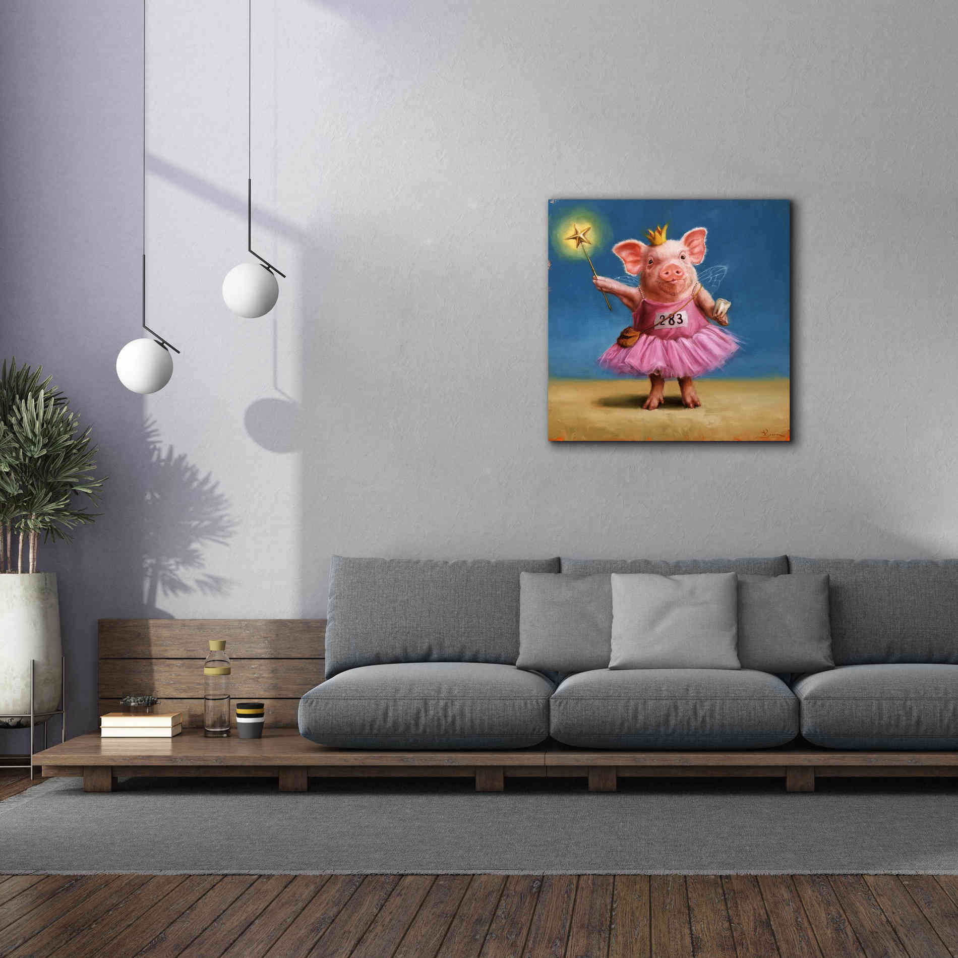 'Tooth Fairy' by Lucia Heffernan, Canvas Wall Art,37x37
