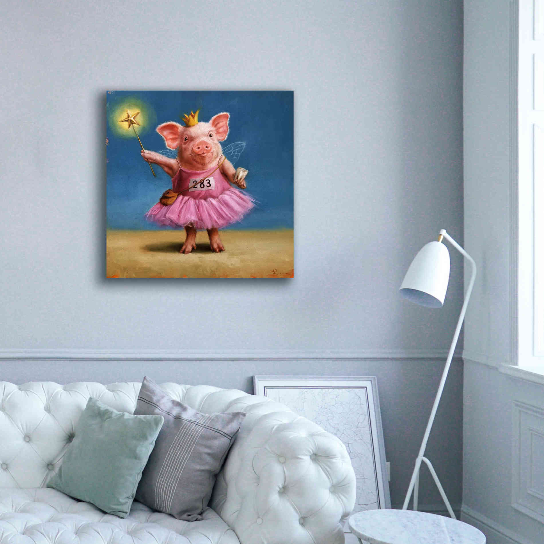 'Tooth Fairy' by Lucia Heffernan, Canvas Wall Art,37x37