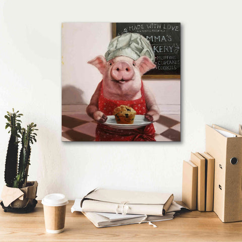 Image of 'Pinkies Bakery' by Lucia Heffernan, Canvas Wall Art,18x18