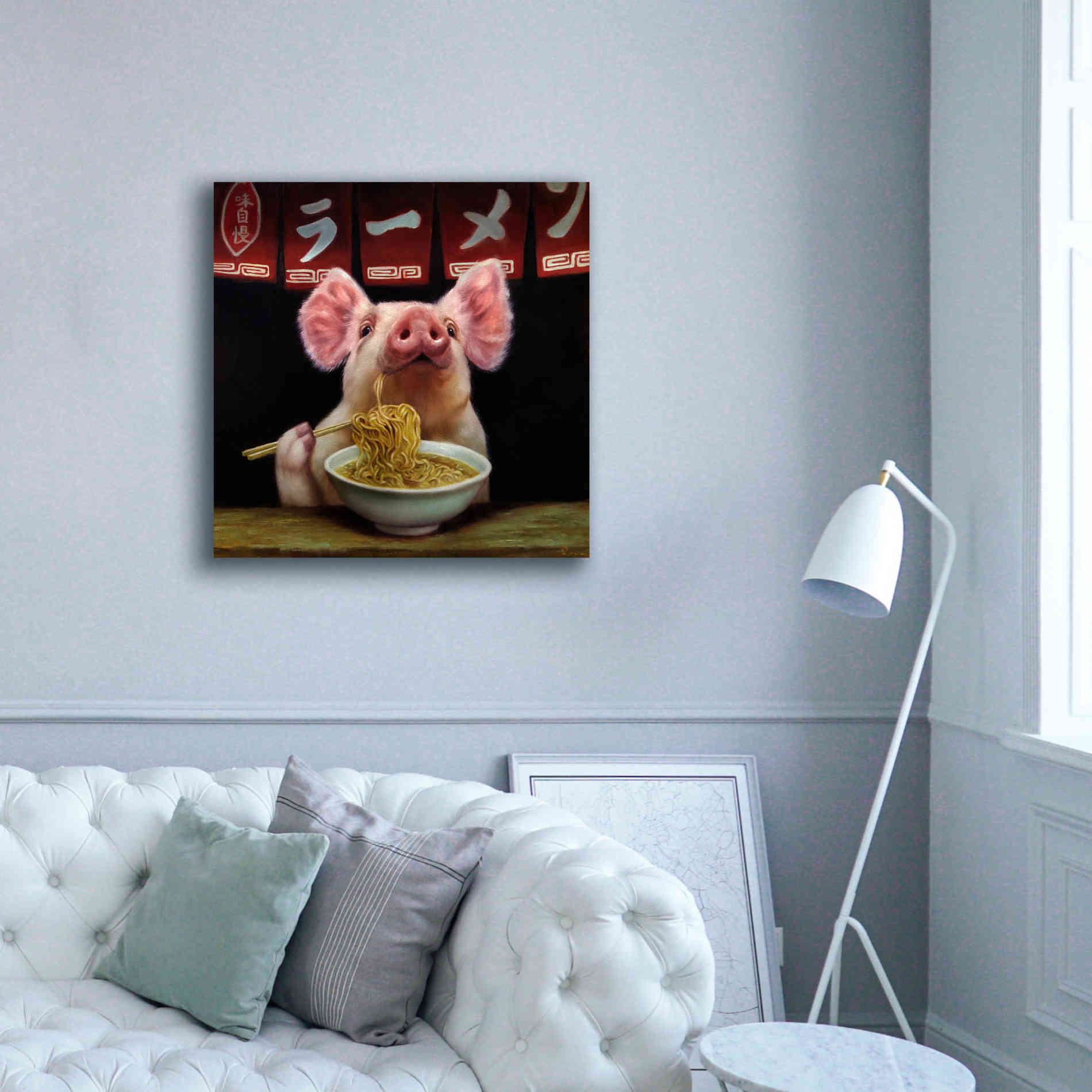 'Oodles of Noodles' by Lucia Heffernan, Canvas Wall Art,37x37