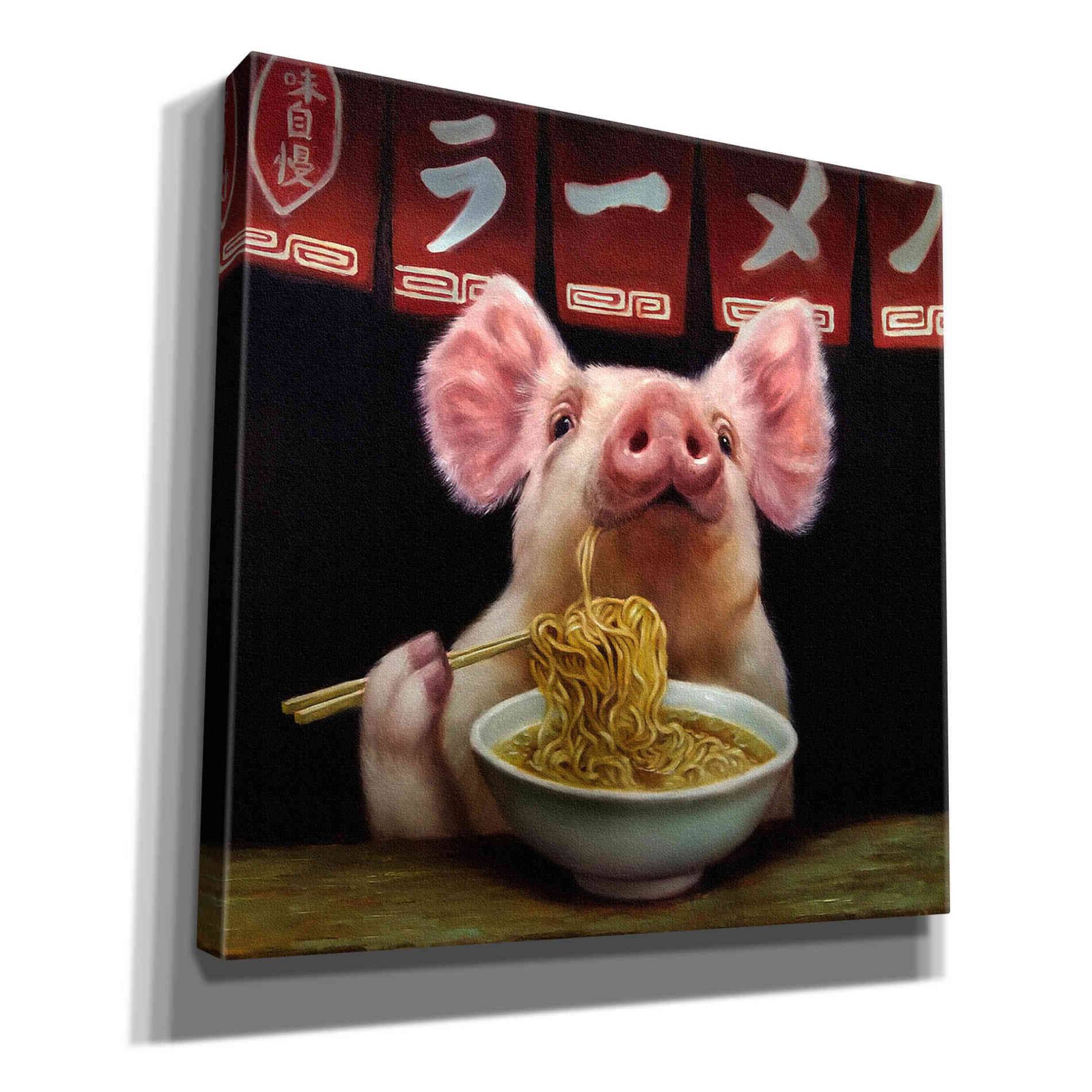 'Oodles of Noodles' by Lucia Heffernan, Canvas Wall Art