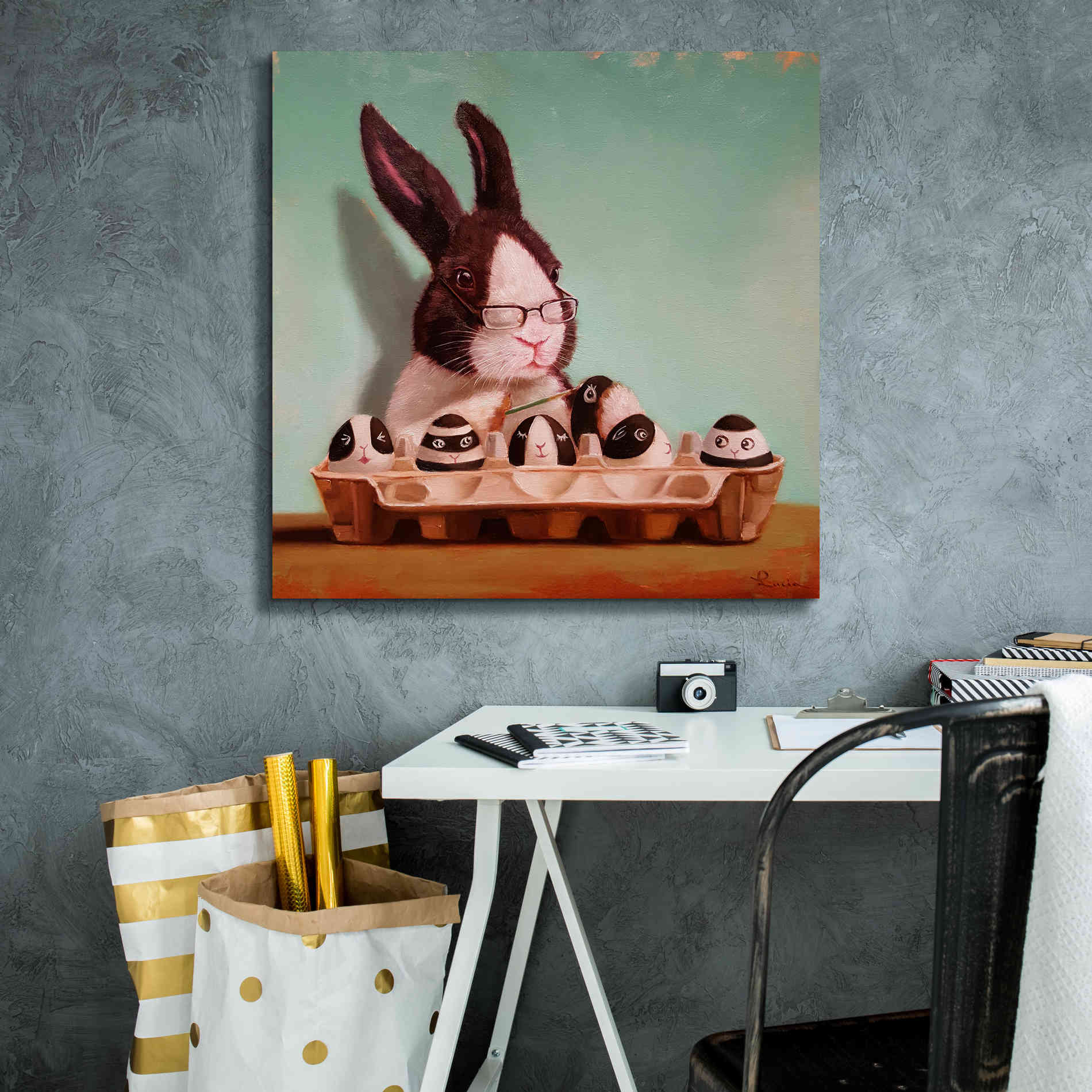 'Going Dutch' by Lucia Heffernan, Canvas Wall Art,26x26