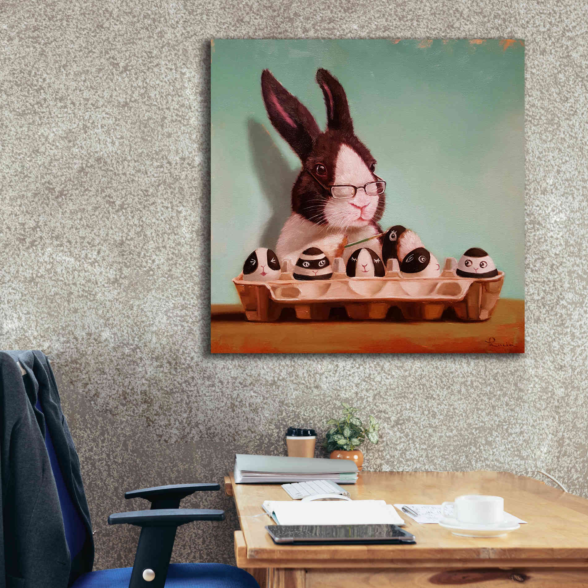 'Going Dutch' by Lucia Heffernan, Canvas Wall Art,37x37