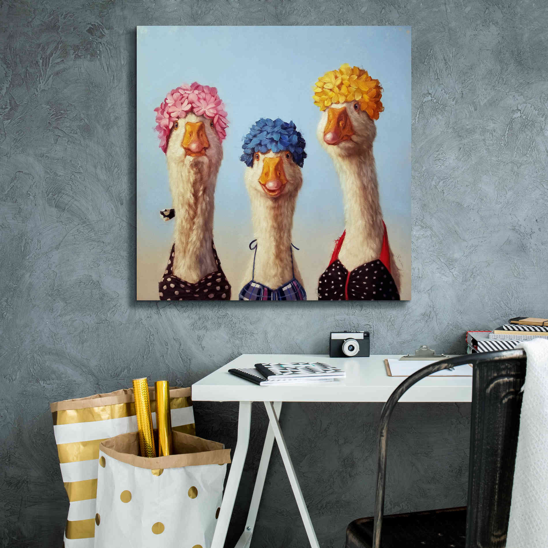 'Golden Age' by Lucia Heffernan, Canvas Wall Art,26x26