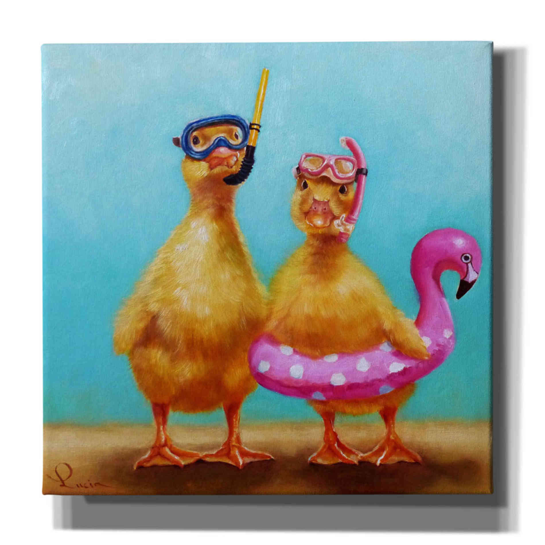 'Pool Party' by Lucia Heffernan, Canvas Wall Art