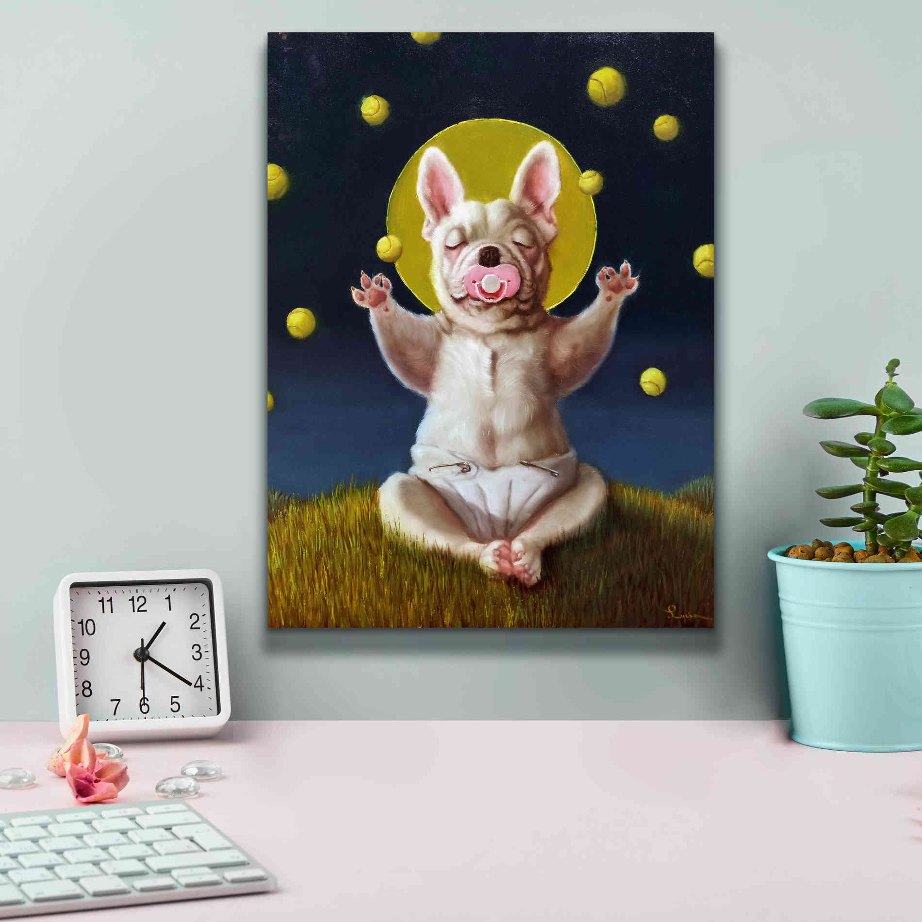 'Puppy Dreams' by Lucia Heffernan, Canvas Wall Art,12x16