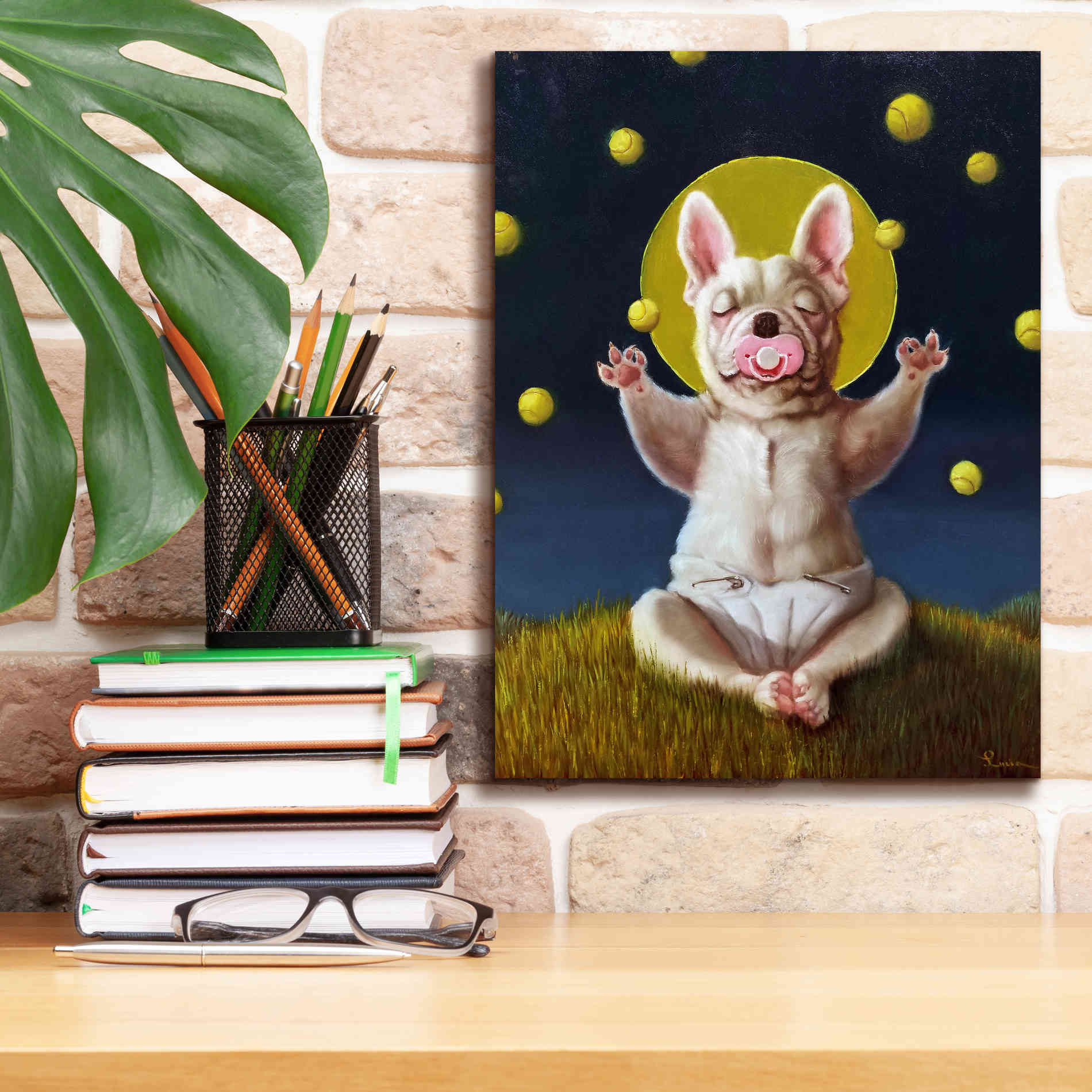 'Puppy Dreams' by Lucia Heffernan, Canvas Wall Art,12x16