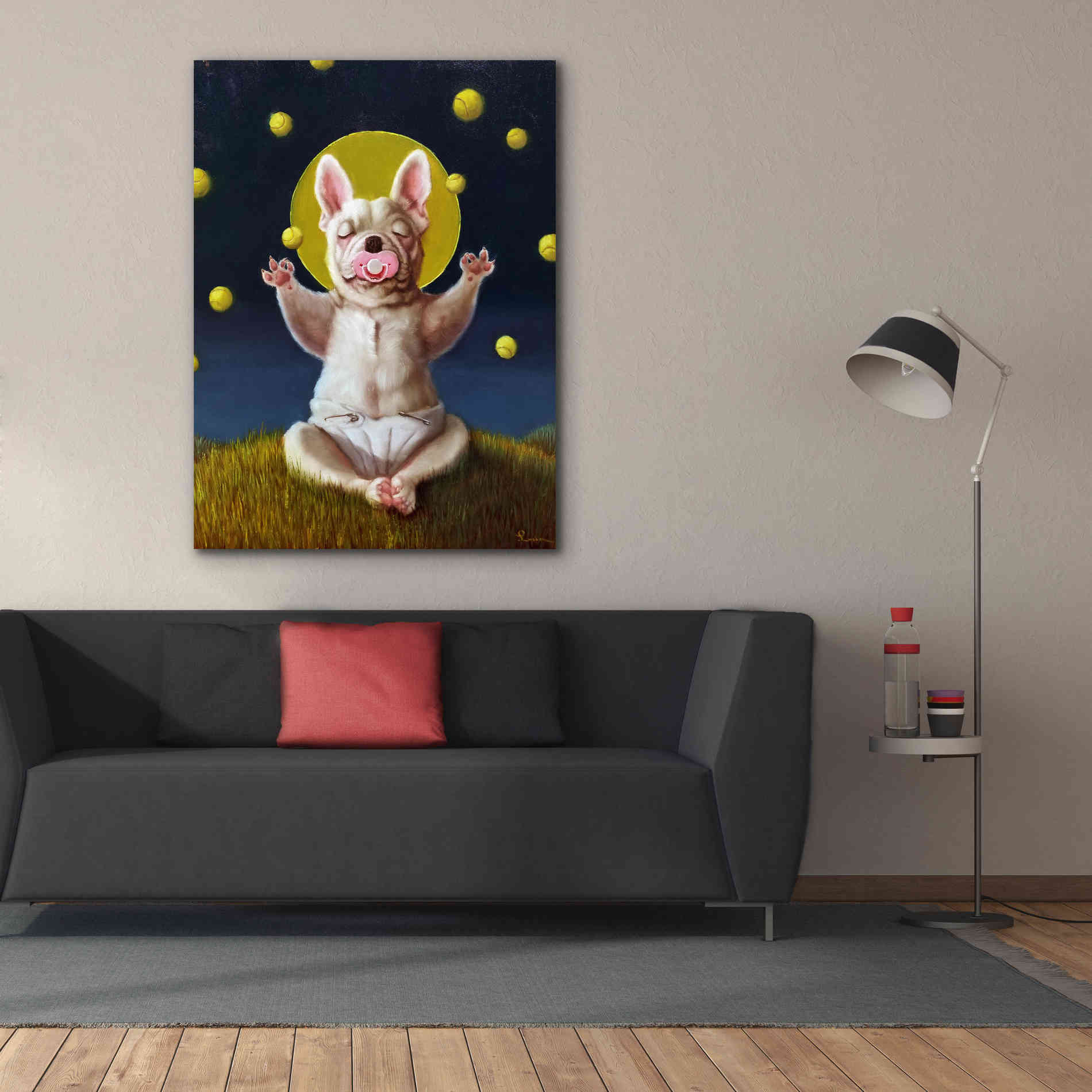 'Puppy Dreams' by Lucia Heffernan, Canvas Wall Art,40x54