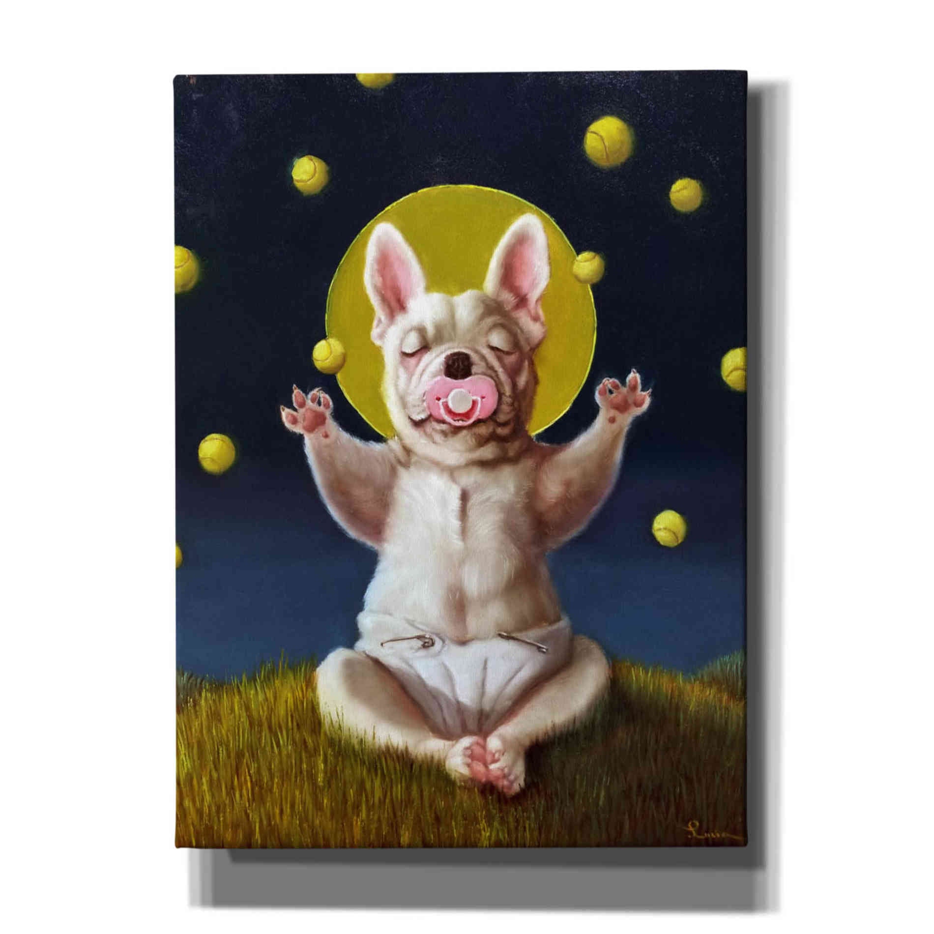 'Puppy Dreams' by Lucia Heffernan, Canvas Wall Art