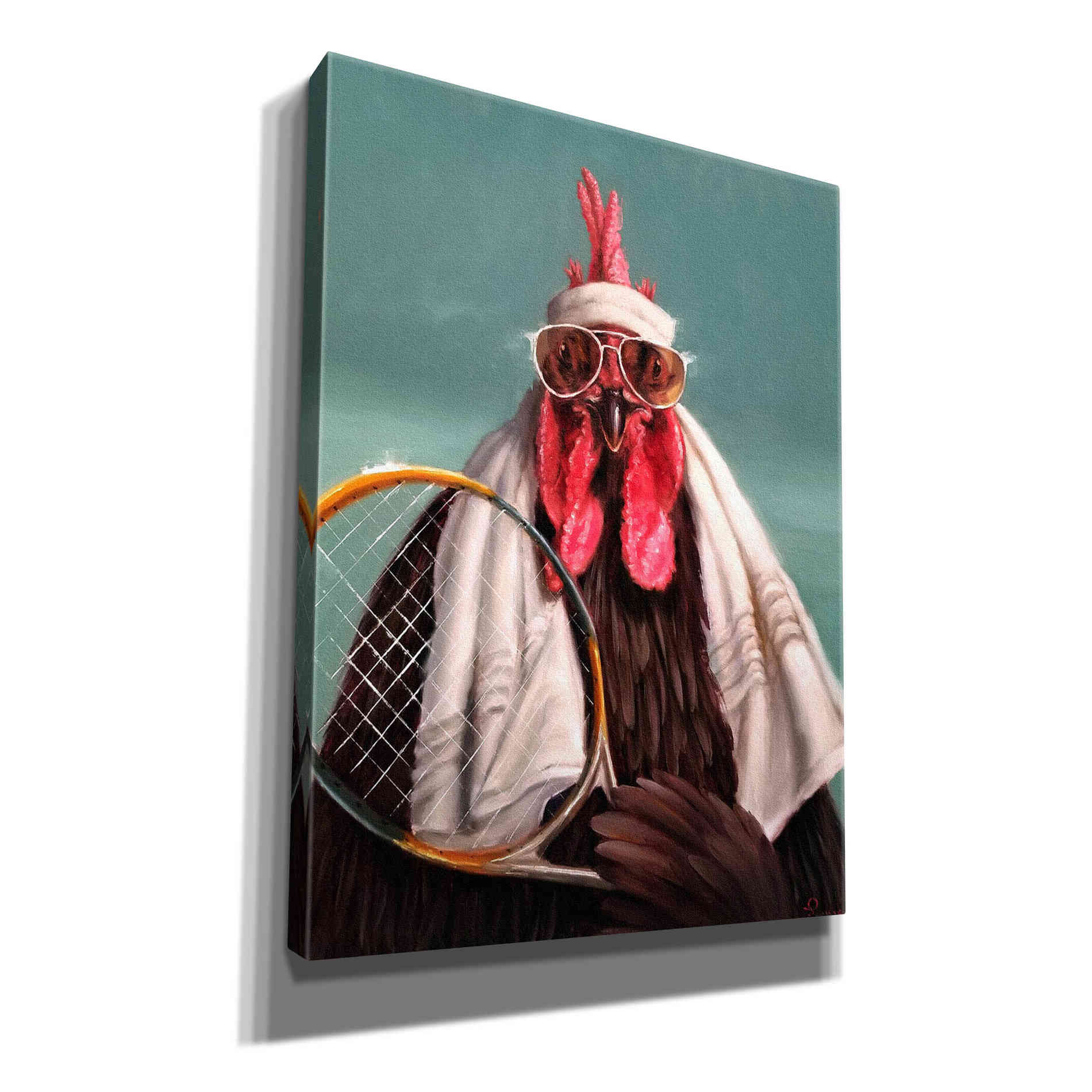 'The Tennis Pro' by Lucia Heffernan, Canvas Wall Art