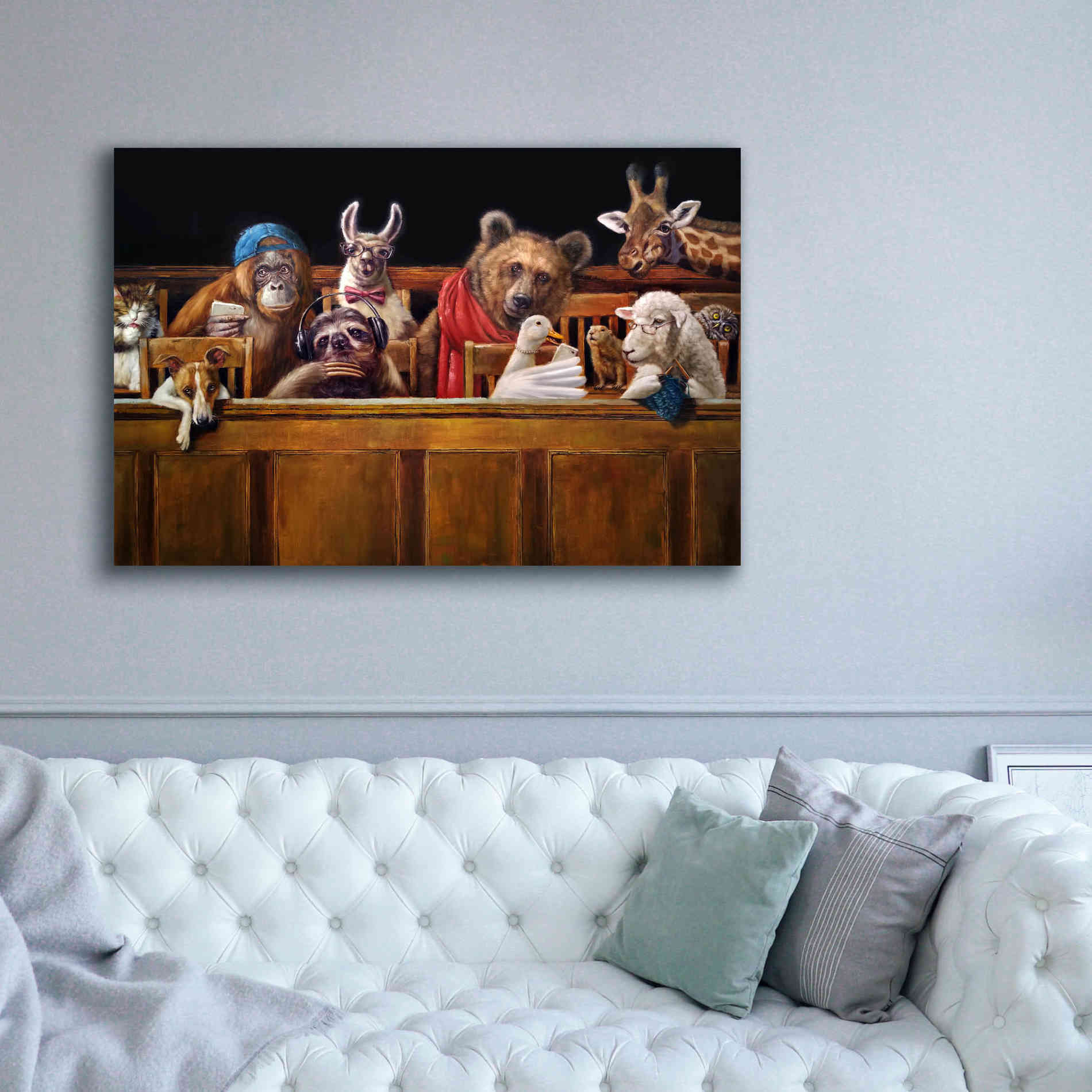 'We The Jury' by Lucia Heffernan, Canvas Wall Art,60x40