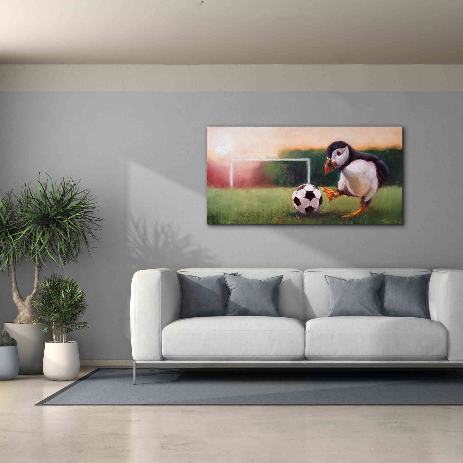 'Sidekick' by Lucia Heffernan, Canvas Wall Art,60x30