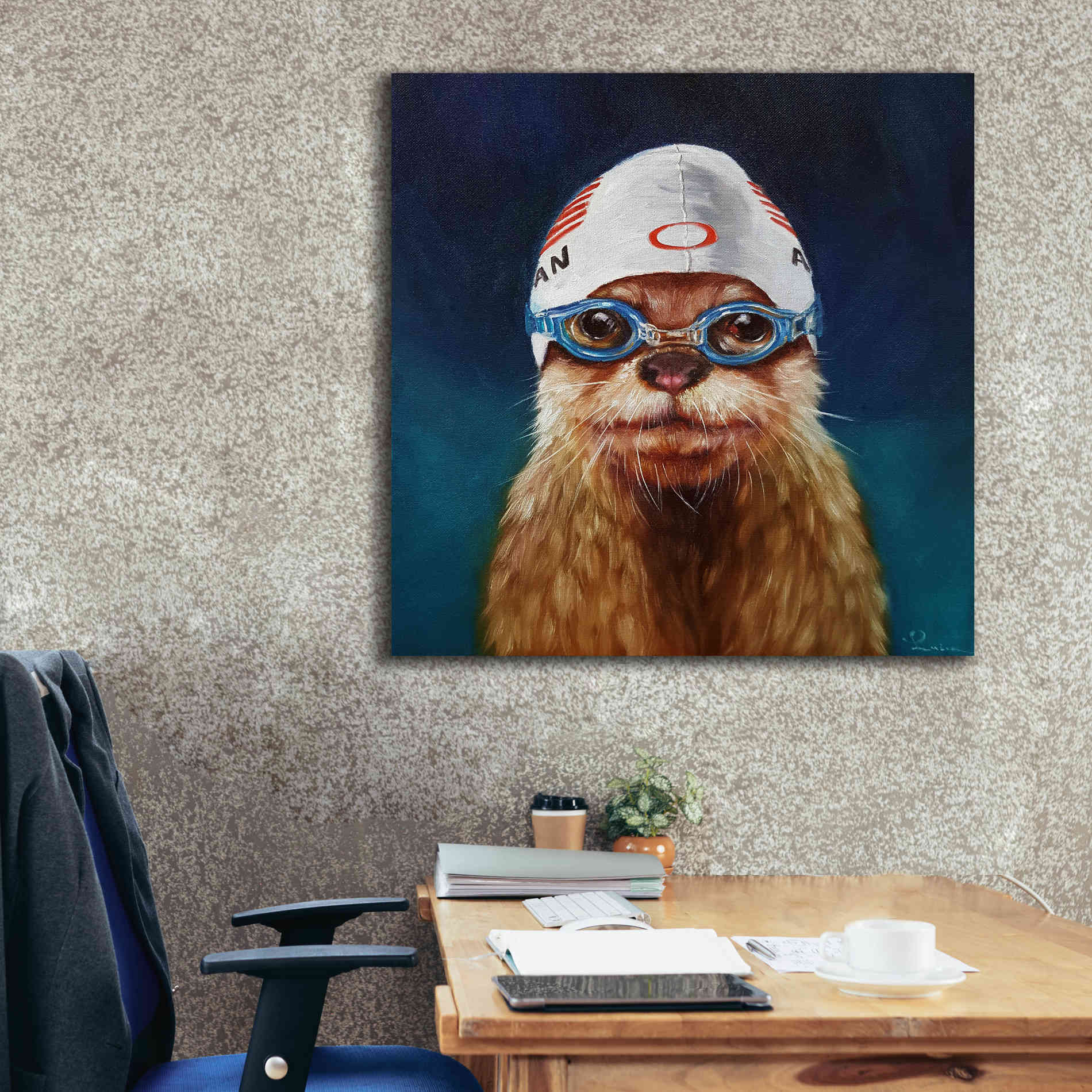 'Olympic Hopeful No. 2' by Lucia Heffernan, Canvas Wall Art,37x37