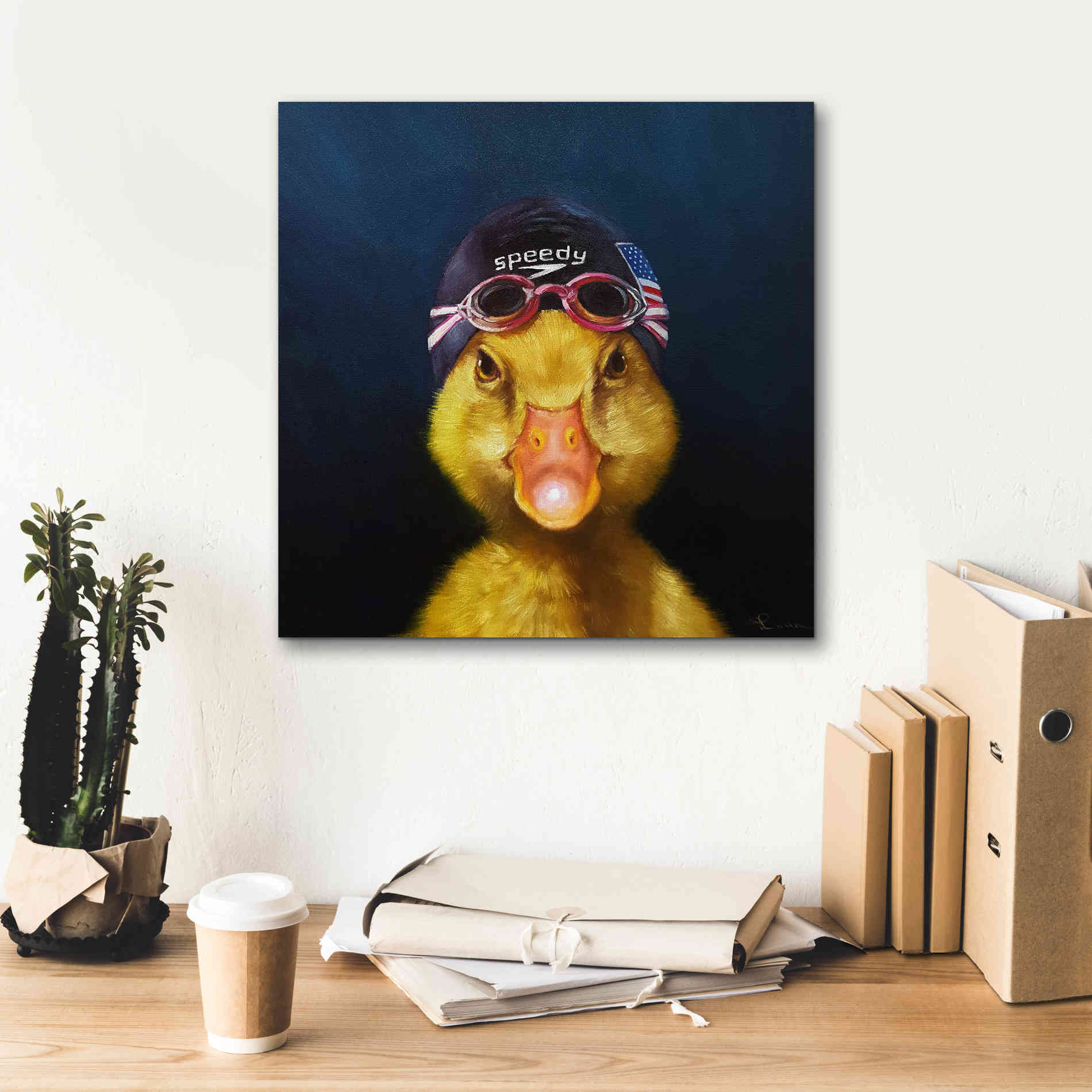 'Olympic Hopeful No. 1' by Lucia Heffernan, Canvas Wall Art,18x18