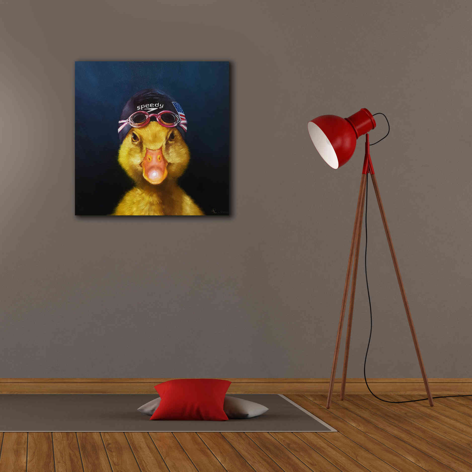 'Olympic Hopeful No. 1' by Lucia Heffernan, Canvas Wall Art,26x26