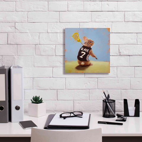 Image of 'Lax Bunny' by Lucia Heffernan, Canvas Wall Art,12x12