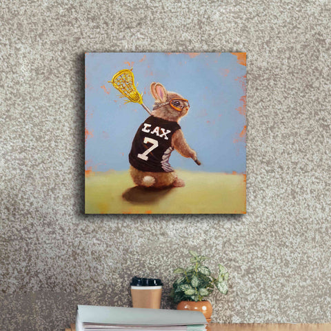 Image of 'Lax Bunny' by Lucia Heffernan, Canvas Wall Art,18x18