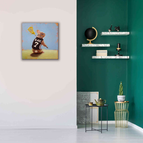 Image of 'Lax Bunny' by Lucia Heffernan, Canvas Wall Art,26x26