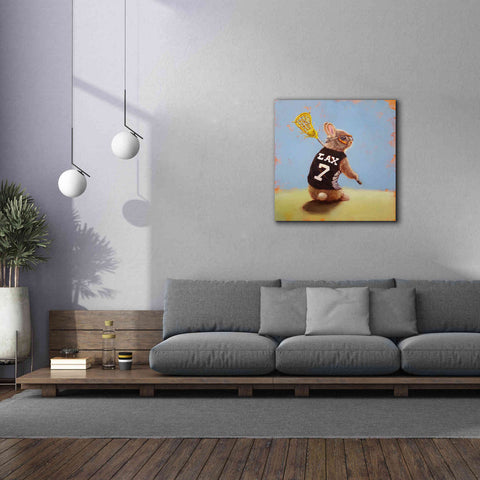 Image of 'Lax Bunny' by Lucia Heffernan, Canvas Wall Art,37x37
