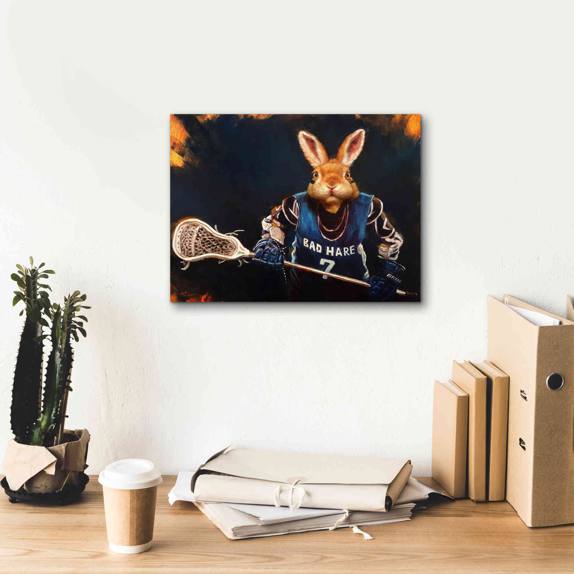 'Game Face No. 2' by Lucia Heffernan, Canvas Wall Art,16x12