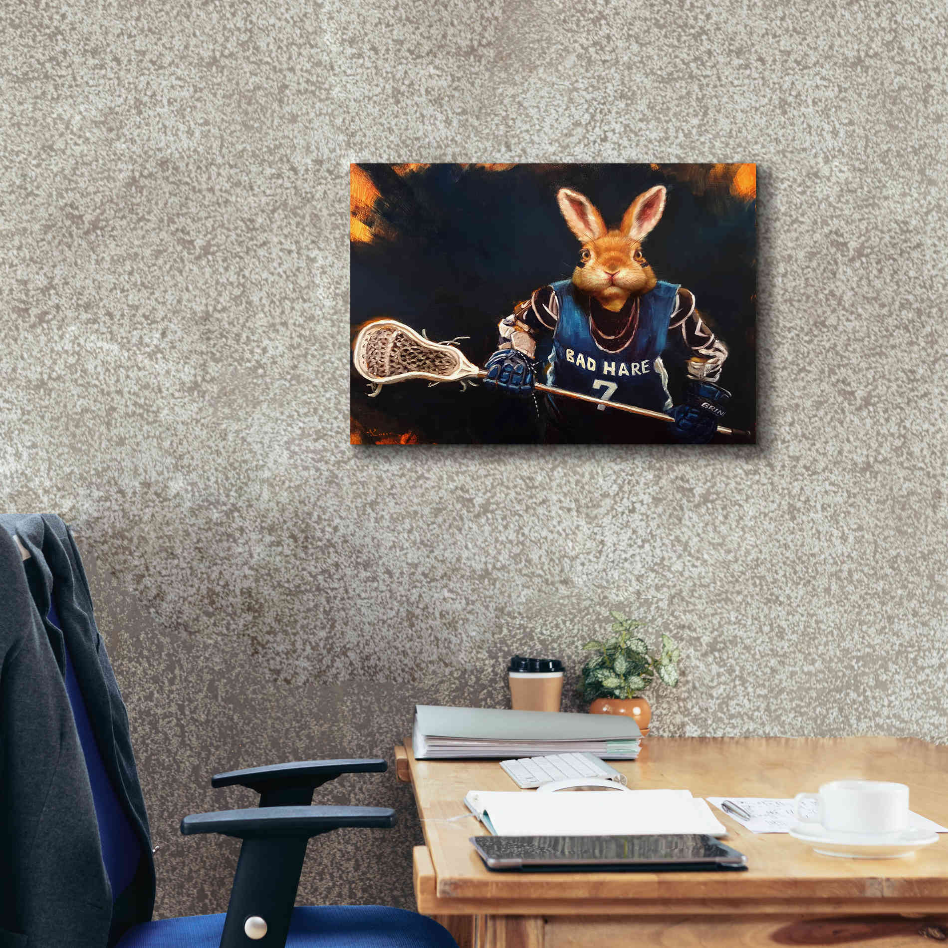 'Game Face No. 2' by Lucia Heffernan, Canvas Wall Art,24x20