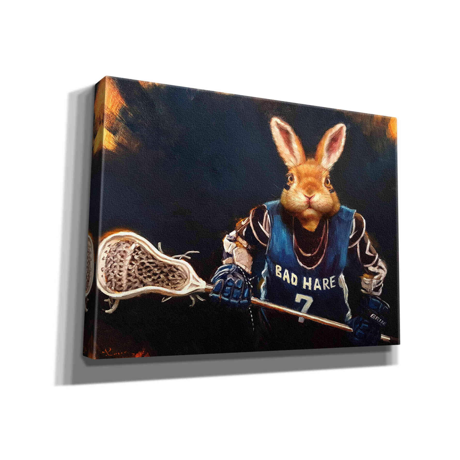 'Game Face No. 2' by Lucia Heffernan, Canvas Wall Art