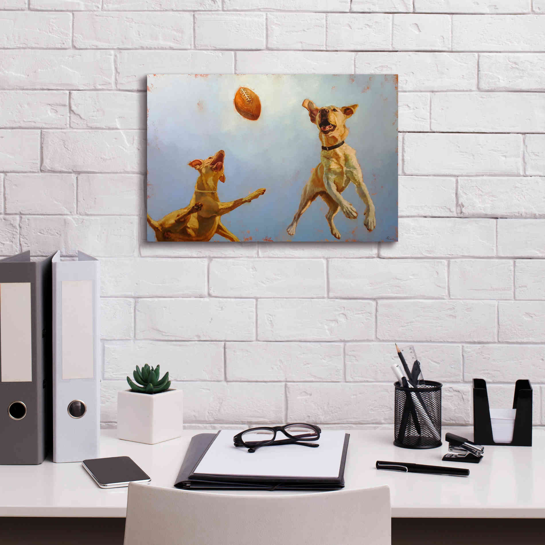 'Game Point' by Lucia Heffernan, Canvas Wall Art,18x12