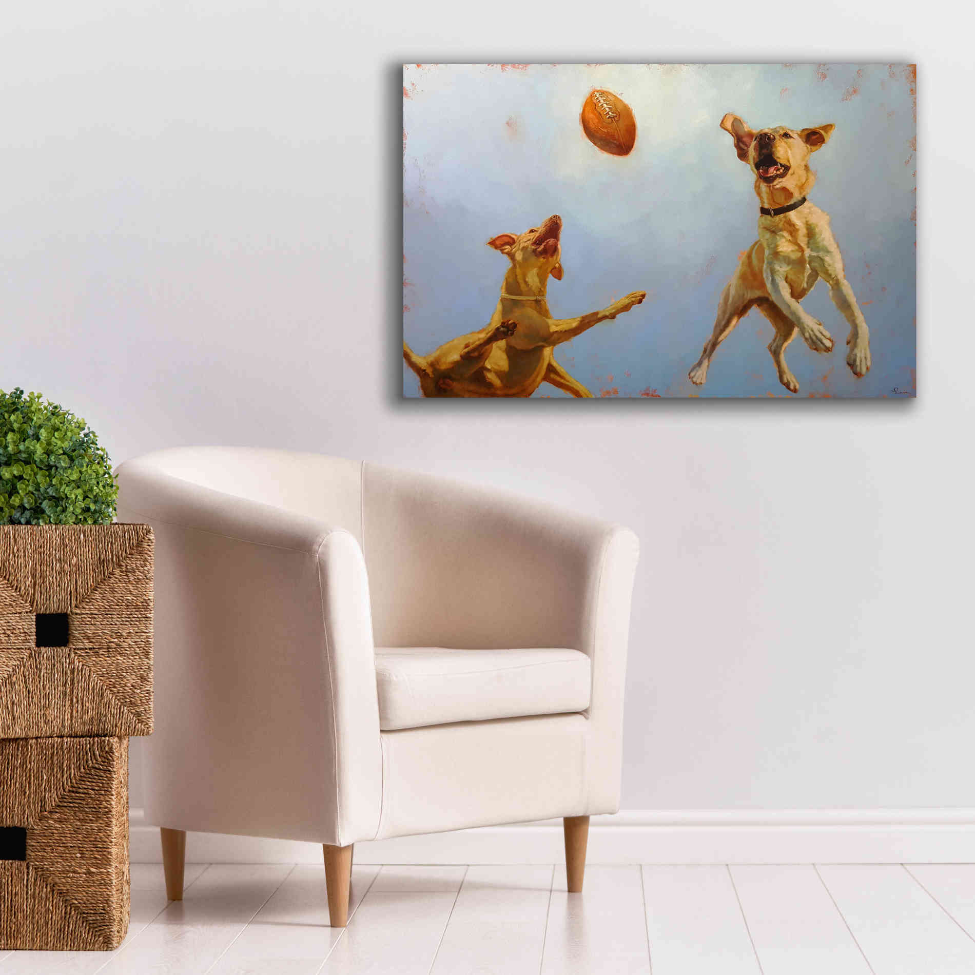 'Game Point' by Lucia Heffernan, Canvas Wall Art,40x26
