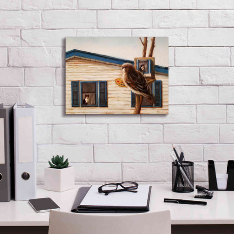 Image of 'Portrait Of An Enemy' by Lucia Heffernan, Canvas Wall Art,16x12