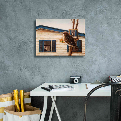 Image of 'Portrait Of An Enemy' by Lucia Heffernan, Canvas Wall Art,16x12