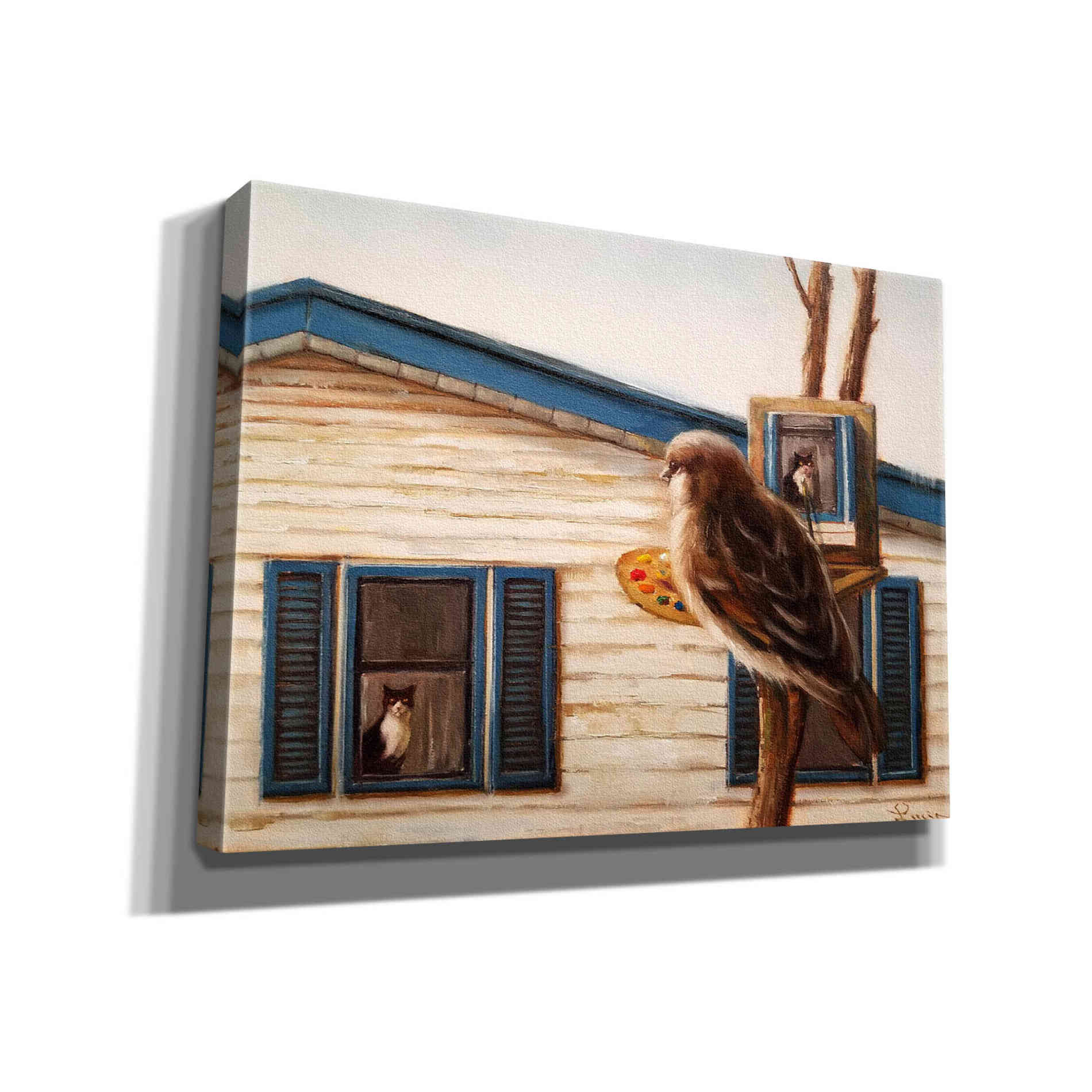 'Portrait Of An Enemy' by Lucia Heffernan, Canvas Wall Art