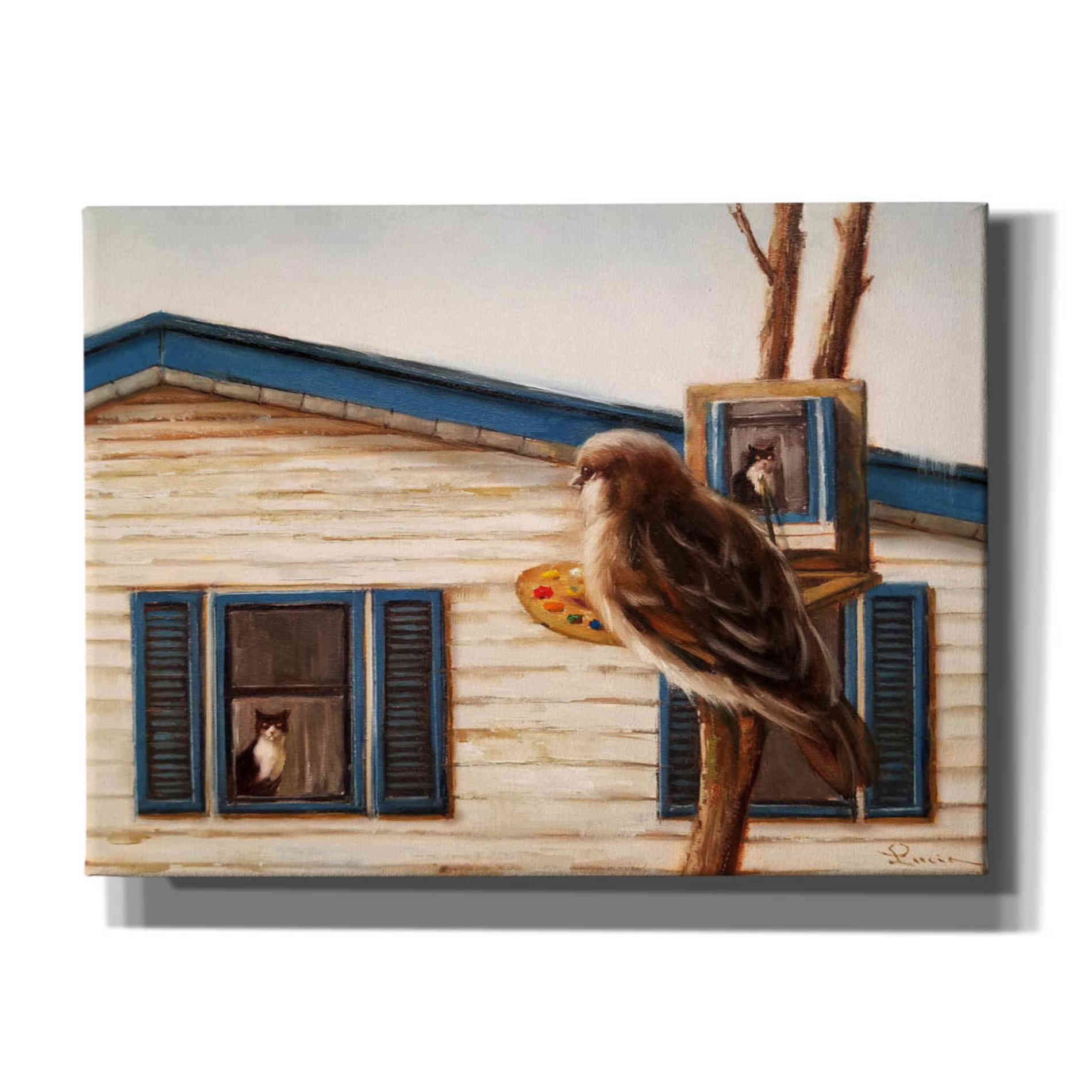 'Portrait Of An Enemy' by Lucia Heffernan, Canvas Wall Art