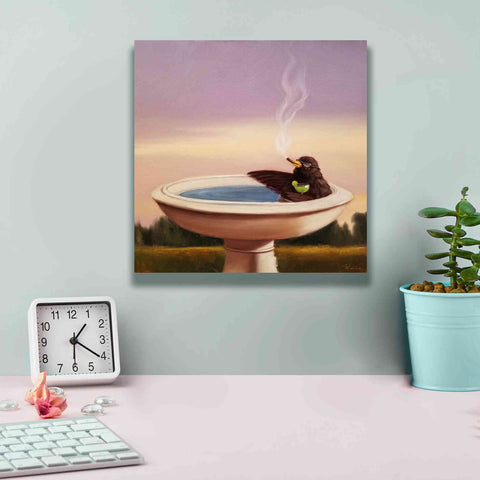 Image of 'Executive Soak' by Lucia Heffernan, Canvas Wall Art,12x12