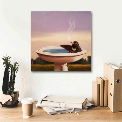 Image of 'Executive Soak' by Lucia Heffernan, Canvas Wall Art,18x18