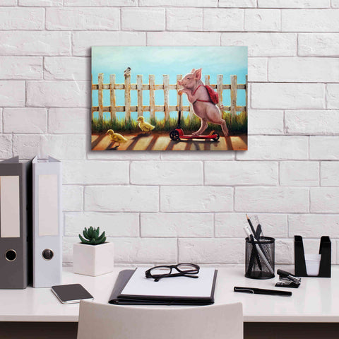 Image of 'Summer Stroll' by Lucia Heffernan, Canvas Wall Art,18x12