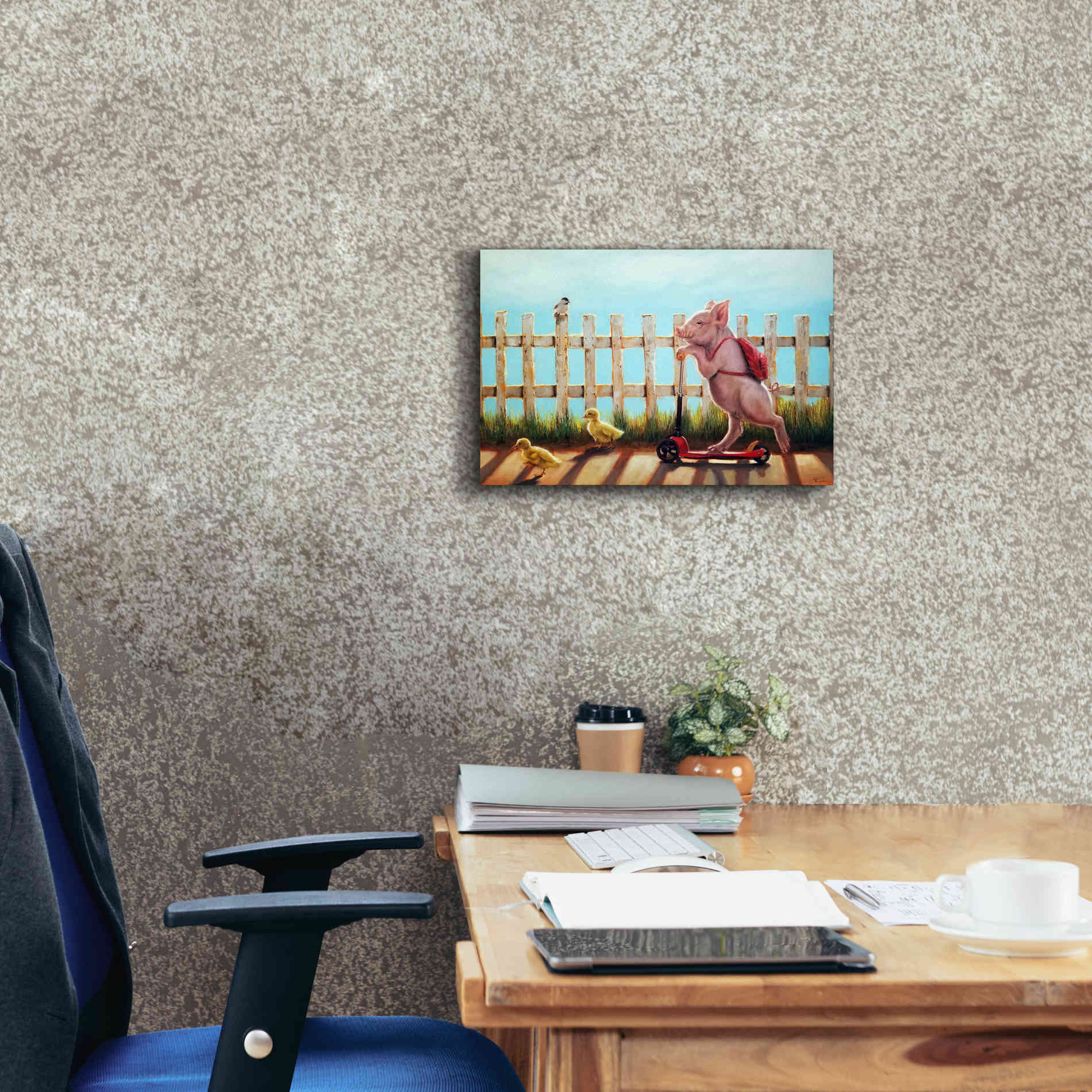 'Summer Stroll' by Lucia Heffernan, Canvas Wall Art,18x12