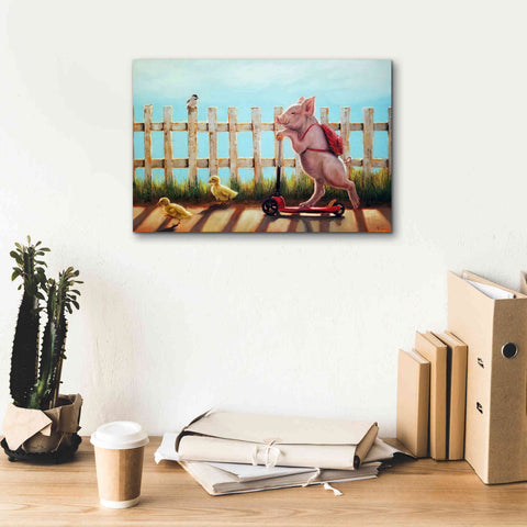 Image of 'Summer Stroll' by Lucia Heffernan, Canvas Wall Art,18x12