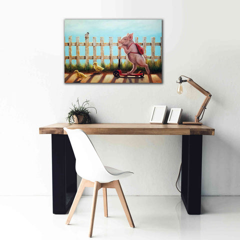 Image of 'Summer Stroll' by Lucia Heffernan, Canvas Wall Art,40x26