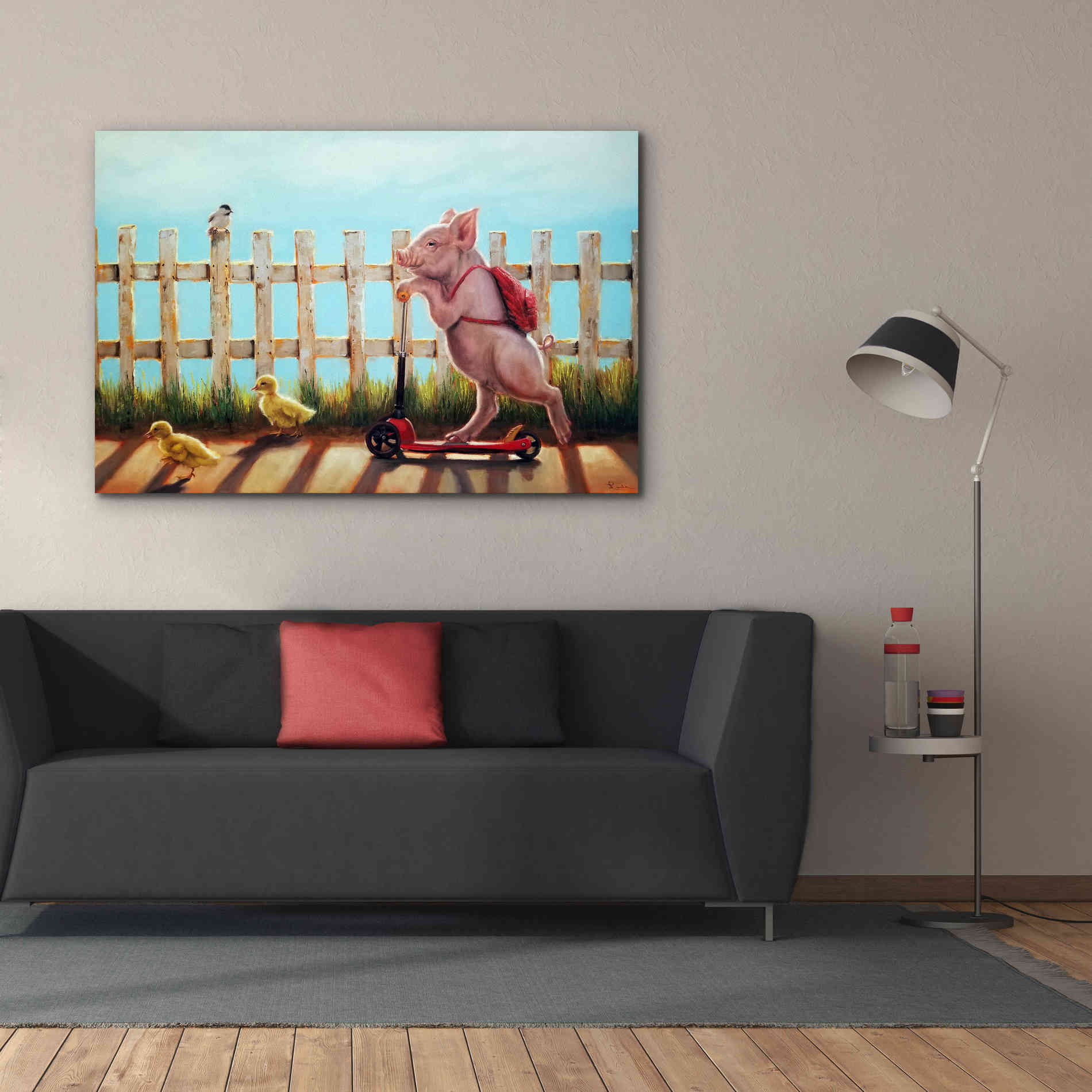 'Summer Stroll' by Lucia Heffernan, Canvas Wall Art,60x40