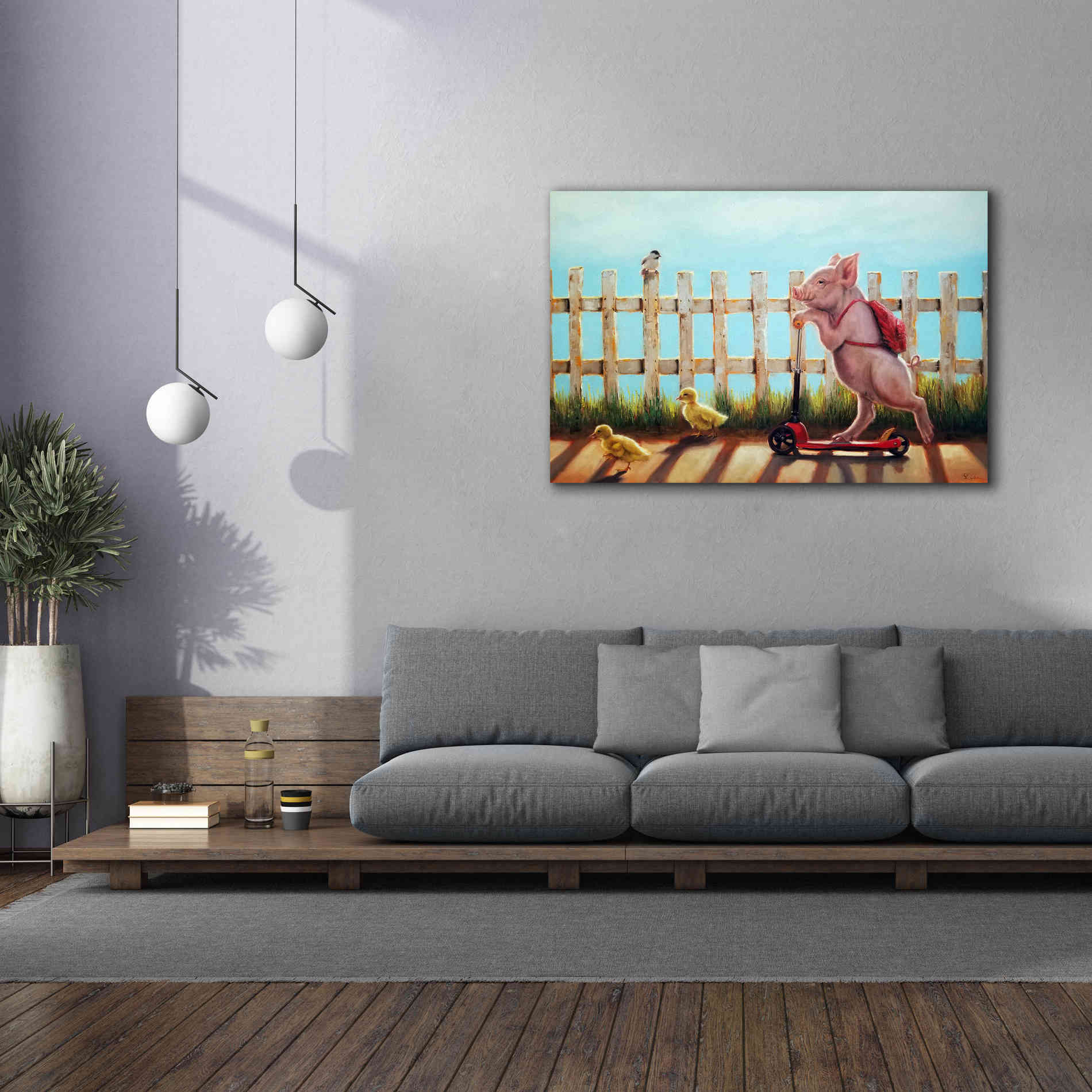 'Summer Stroll' by Lucia Heffernan, Canvas Wall Art,60x40